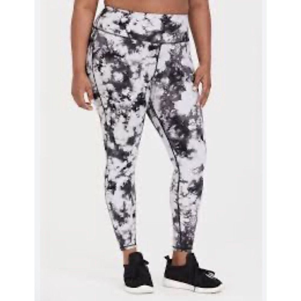 90‎ Degree By Reflex full length leggins activewear marble sweatpants Sz Small